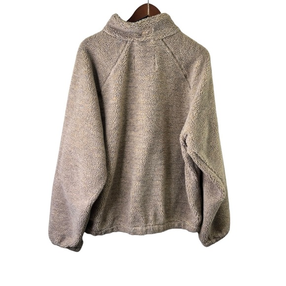 Urban Outfitters BDG Tan Teddy Sherpa Jacket Size Large Oversized - Picture 4 of 14